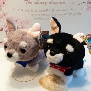 Schnauzer Plushie - Pair